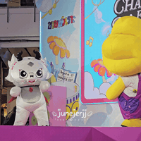Mascot Bowing Down GIF
