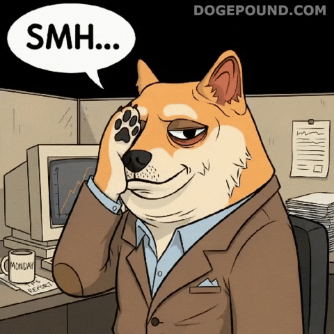 Disappointed Over It GIF by Doge Pound