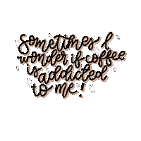 Iced Coffee Stars Sticker