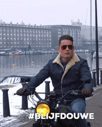 Amsterdenim bike motorcycle look at me lets ride GIF