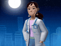 Working Hard Good Night GIF by Bloom City Match