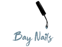 baynails baynails bay nails Sticker