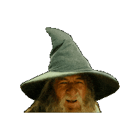 DEBUFFEL lotr bvb gandalf hobbit Sticker