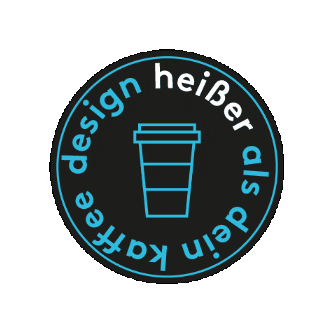 kreativboxagentur giphygifmaker design branding kaffee Sticker