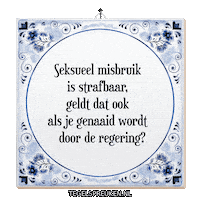 Protest Nl Sticker by Tegelspreuken.nl