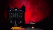 Haunted House Halloween GIF