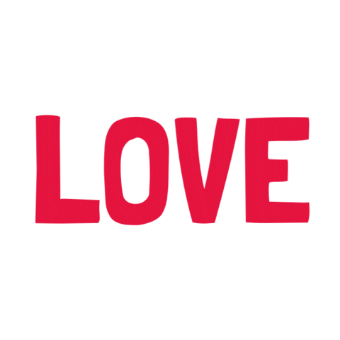 GIFont love text word gifont Sticker