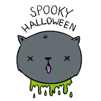 Cat Bleeding Sticker by Raf Sinopoli