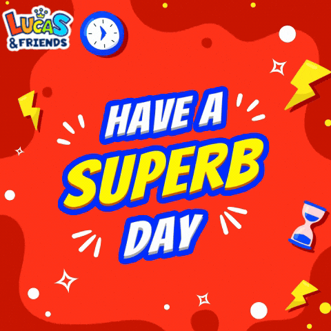 Good Day Greetings GIF by Lucas and Friends by RV AppStudios
