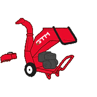 design-dewild gardener chipper arborist gtm Sticker
