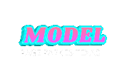 Model Agency Sticker by Page Parkes