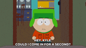 scared kyle broflovski GIF by South Park 