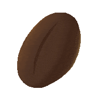 Excited Coffee Bean Sticker
