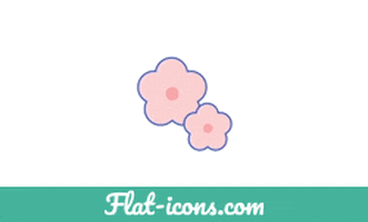 Animation Blooming GIF by Flat-icons.com
