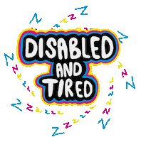 Tired Mood Sticker