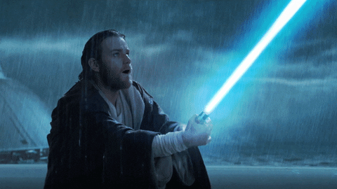 Oldflowers giphyupload star wars sword lightsaber GIF