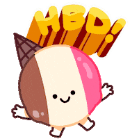 Happy Birthday Dance Sticker by Holler Studios