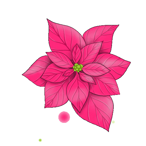 Pink Flower Sticker