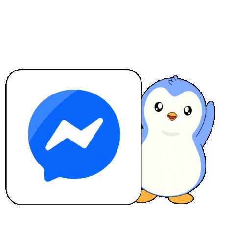 Chatting Social Media Sticker by Pudgy Penguins