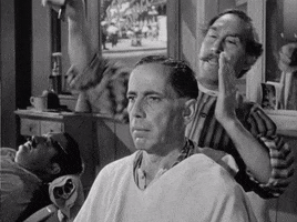 Humphrey Bogart Barber GIF by Warner Archive