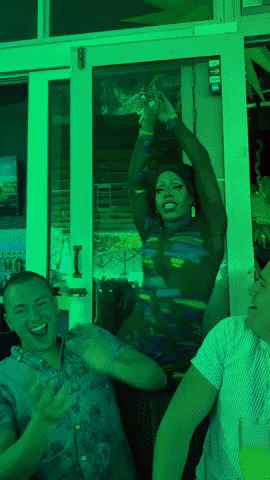 gisecaro love dance party rainbow GIF
