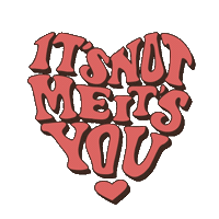 70S Love Sticker