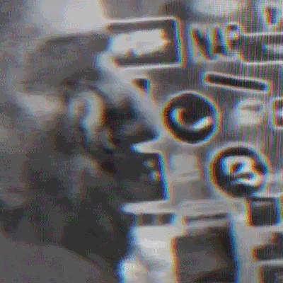 black and white face GIF by The Lot Radio