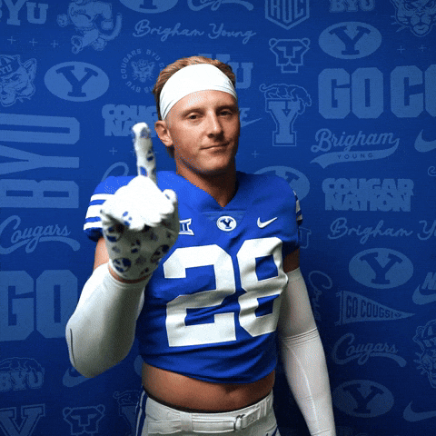 College Football Go Cougs GIF by BYU Cougars