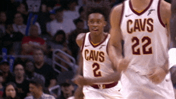 flexing cleveland cavaliers GIF by NBA