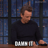 Seth Meyers Reaction GIF by Late Night with Seth Meyers