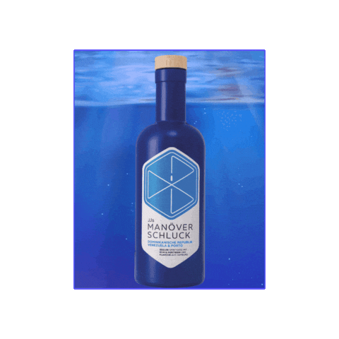 Blue Bottle Sticker by JJs Manöverschluck