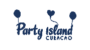 Caribbean Cura Sticker by Party Island Curacao
