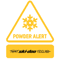 Snow Powder Sticker by Ski-Doo