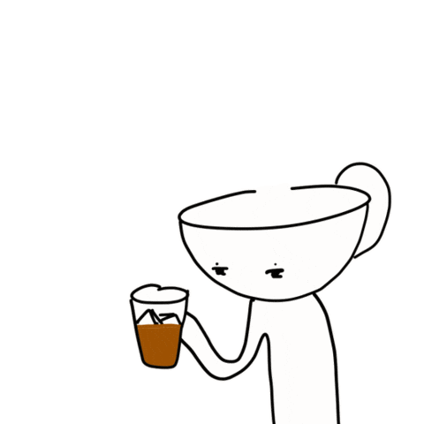 nokcho giphyupload coffee work tired Sticker