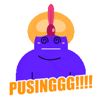 GineeIDN confused confuse onlineshop pusing Sticker