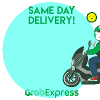 Delivery Send Sticker by Grab Indonesia
