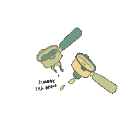 sunbaytea taiwantea 山焙茶王 手搖飲推薦 山焙 Sticker