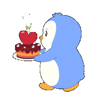 Happy Birthday Sticker by Pudgy Penguins