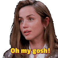 Ana De Armas Hot Ones Sticker by First We Feast