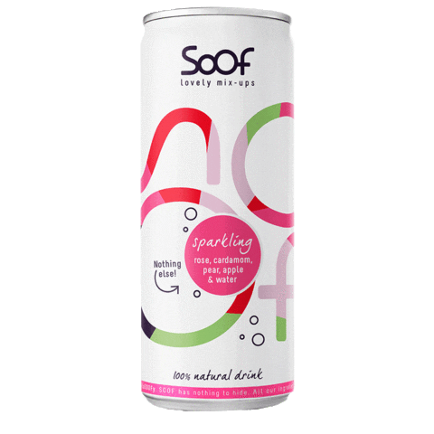 soofdrinks rose apple pear soof Sticker