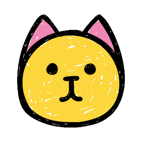Cat Doodle Sticker by Gregory Darroll