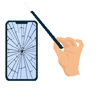 Provenzano-smartphone magic spinning iphone smartphone Sticker