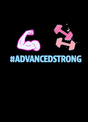 AdvancedNJ strong muscles weights get fit GIF