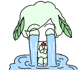 Sad Art Sticker by riruta_s