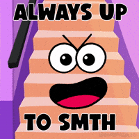 froopalooza kawaii joke fruit stairs GIF