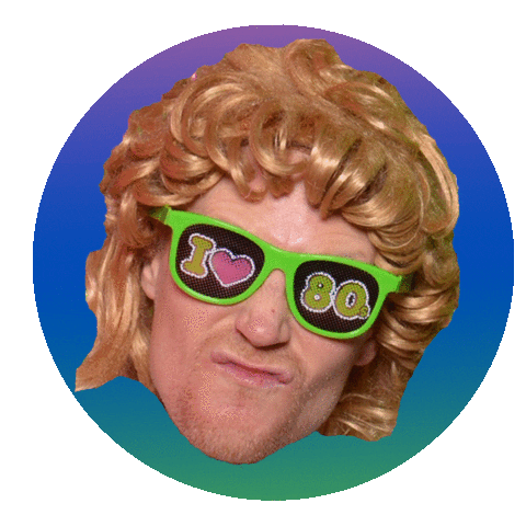 fourframesphoto giphyupload 80s photo booth eighties Sticker