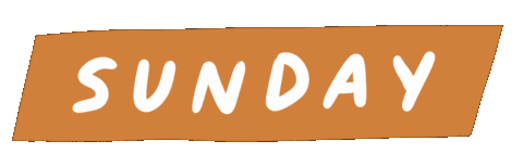 Day Sunday Sticker by Nina Cosford
