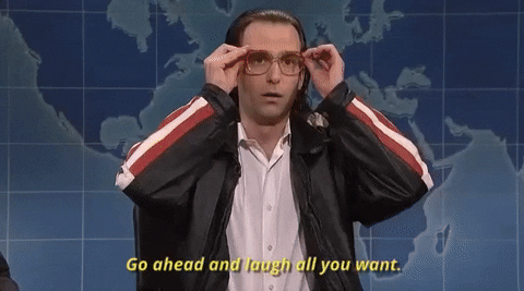 go ahead and laugh kyle mooney GIF by Saturday Night Live