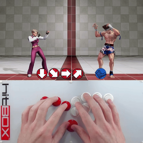 HB - KOFXV - King - Venom Strike - Tiger Knee (P1)