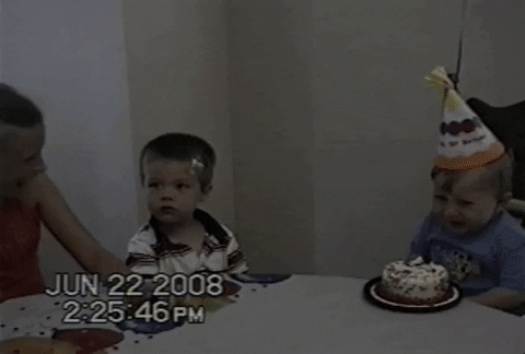 birthday fail GIF by America's Funniest Home Videos